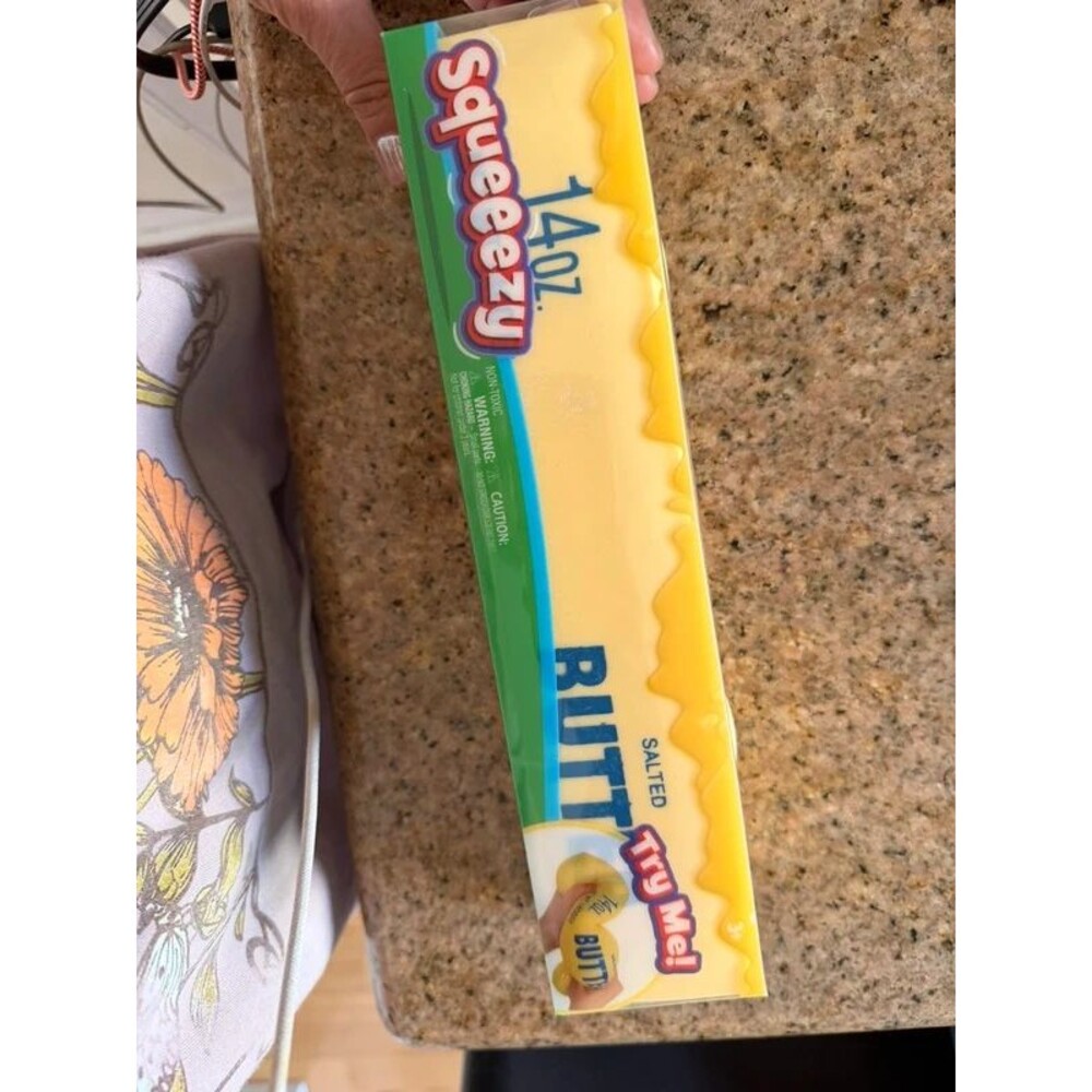 14 oz butter squeeze fidget toy new in box